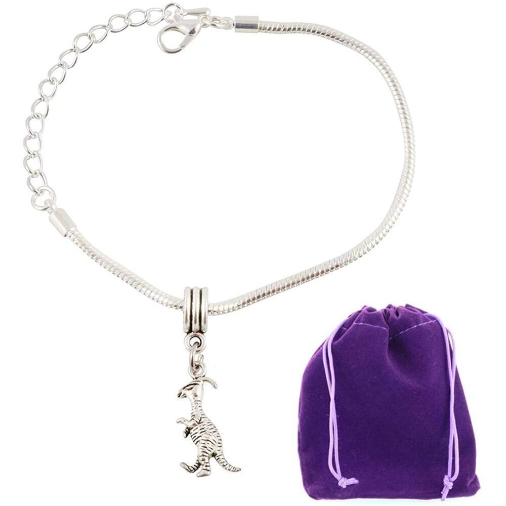 Parasaurolophus Dinosaur Bracelet Dino Jewelry